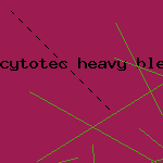 dosage of cytotec
